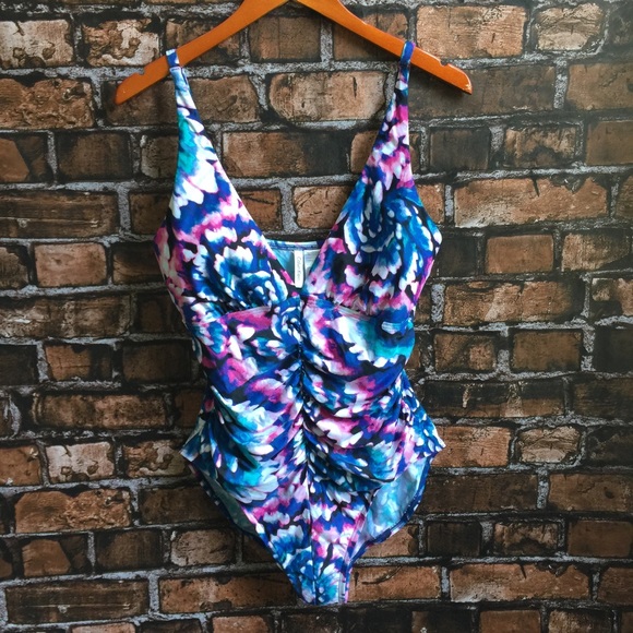 Calvin Klein Other - Calvin Klein One Piece Floral Print Bathing Suit